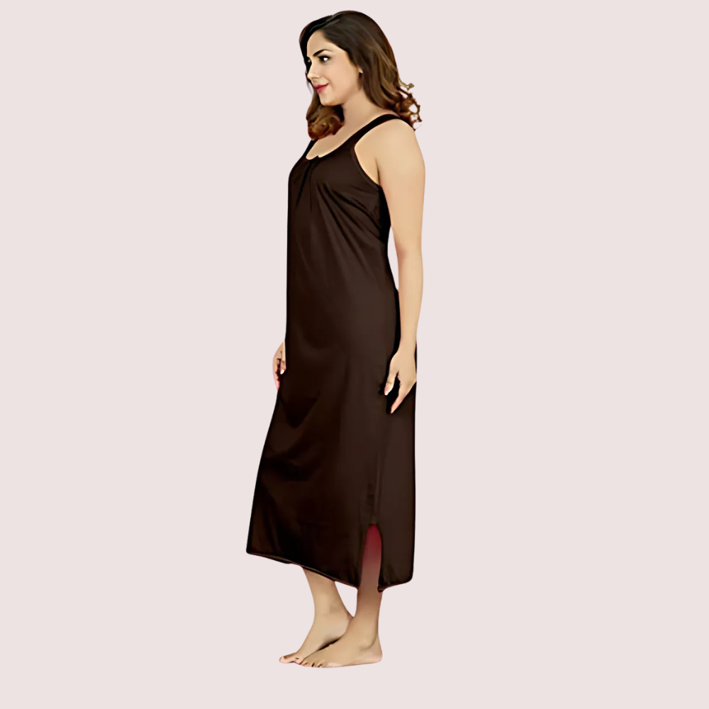 Women&#39;s Long Cotton Nightgown Slip