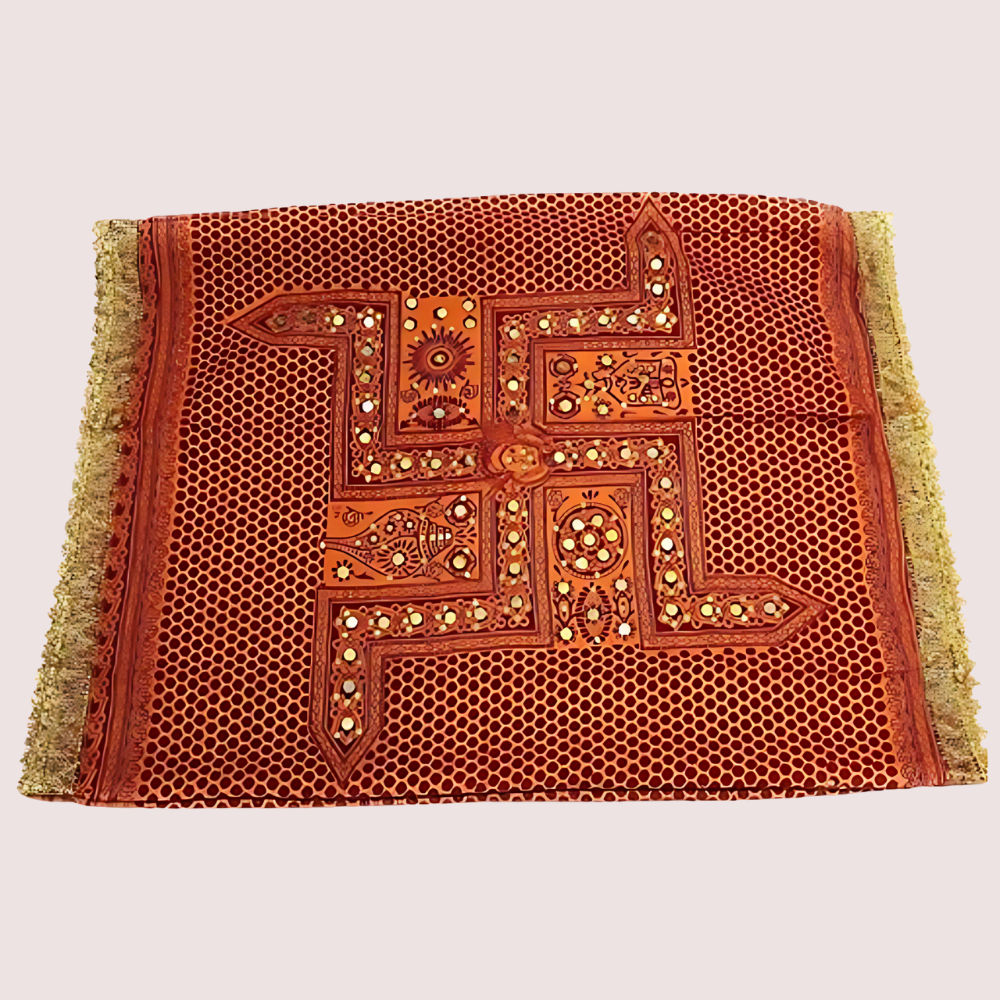 Fashion &amp; Heritage Women’s Solid Cotton Pichora – Elegant Dupatta