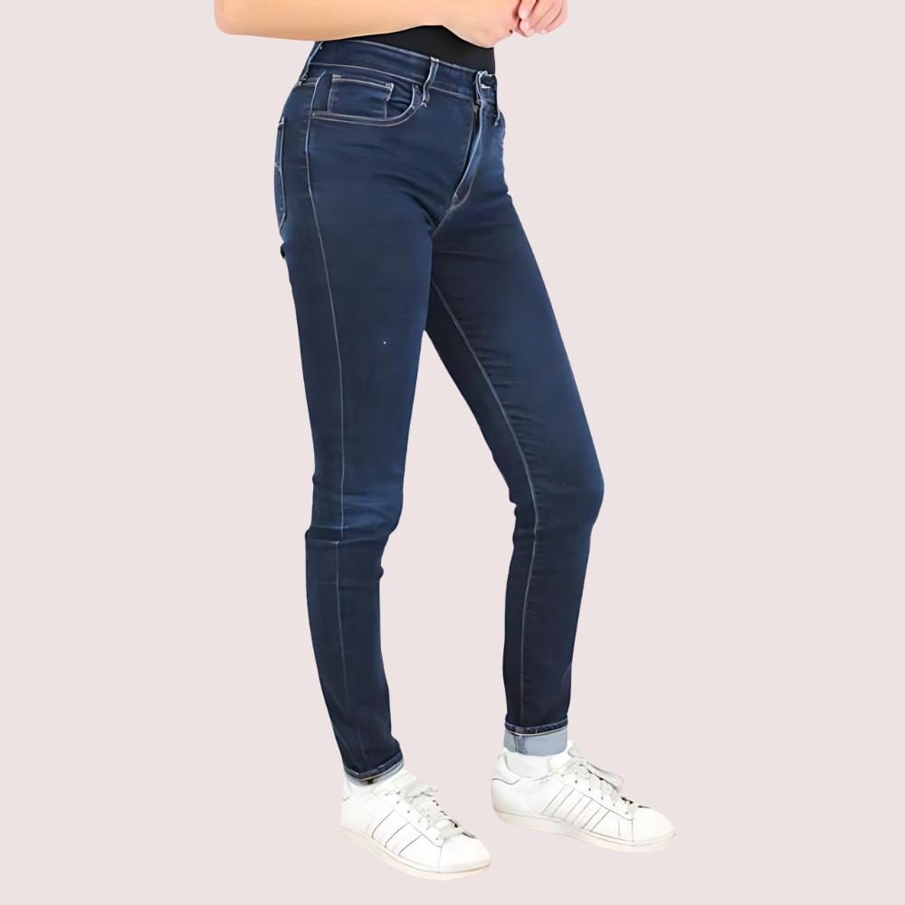Elegant Women&#39;s Skinny Fit Slim Denim Pants