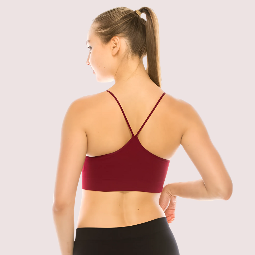 Luxurious Lightweight Criss Cross Sports Bra Pack of 2